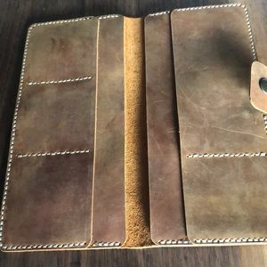 NWOT Leather Wallet / Passport Holder